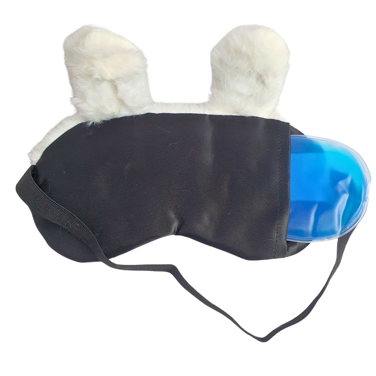 Máscara Lhama Branca - Máscara de Descanso com Bolsa em Gel Máscara Lhama Branca - Máscara de Descanso com Bolsa em Gel